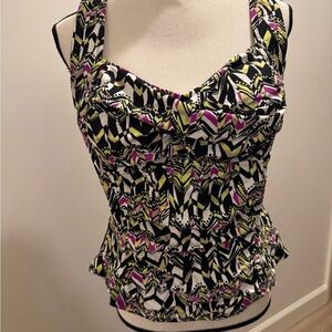 Stylish Women's Patterned Tankini